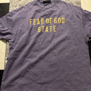 Fear of God State New Small Lavender Shirt